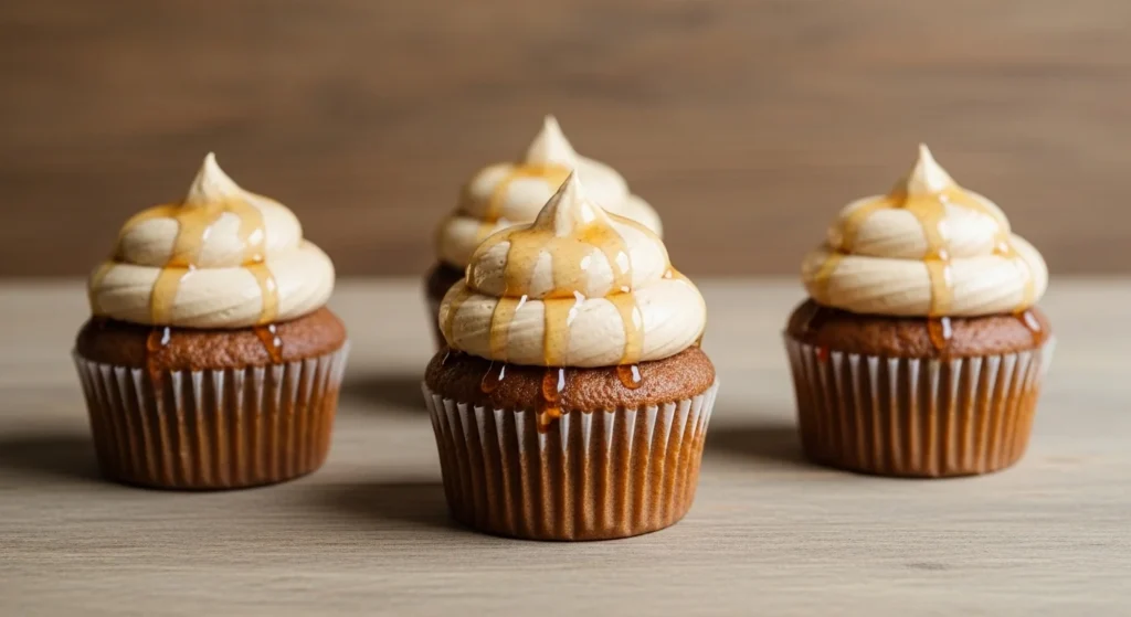 Healthy-ish Pumpkin Spice Latte Cupcakes