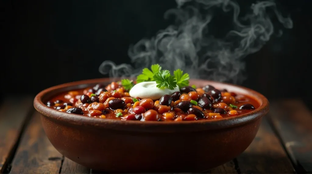 Hearty Three-Bean Chili