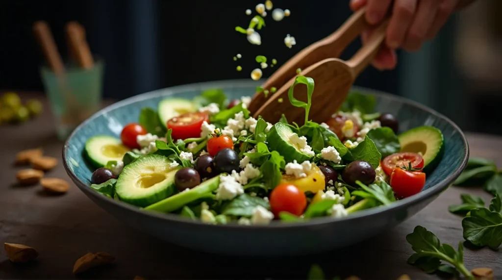 Keto Avocado Salad cooking