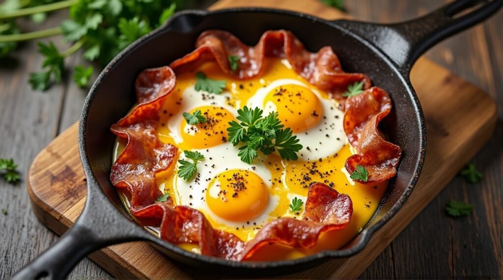 Keto Bacon & Eggs final look
