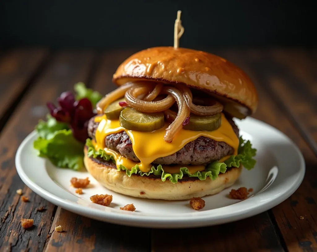 Keto Cheeseburger final look