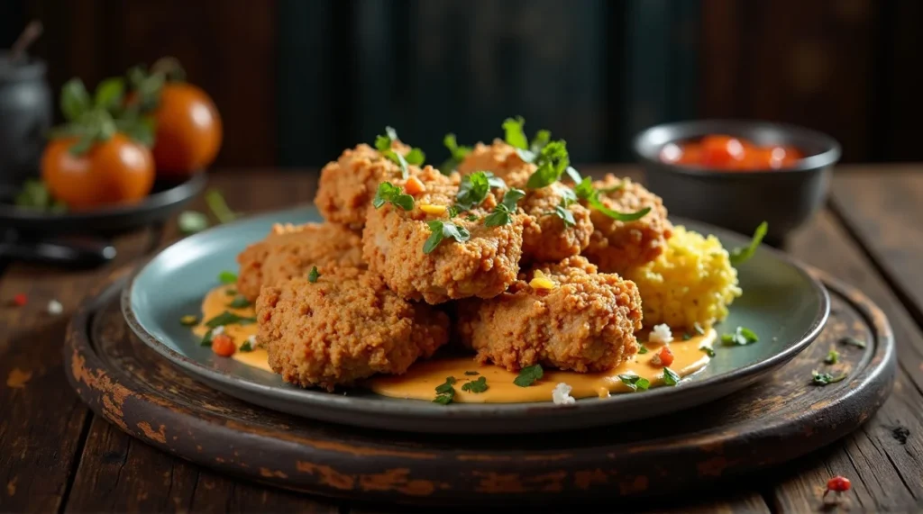Keto Fried Chicken final look