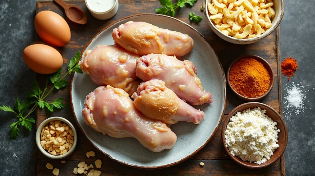 Keto Fried Chicken ingredients