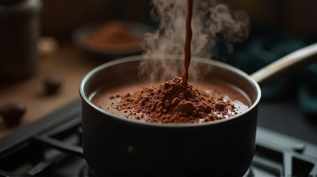 Keto Hot Chocolate cooking