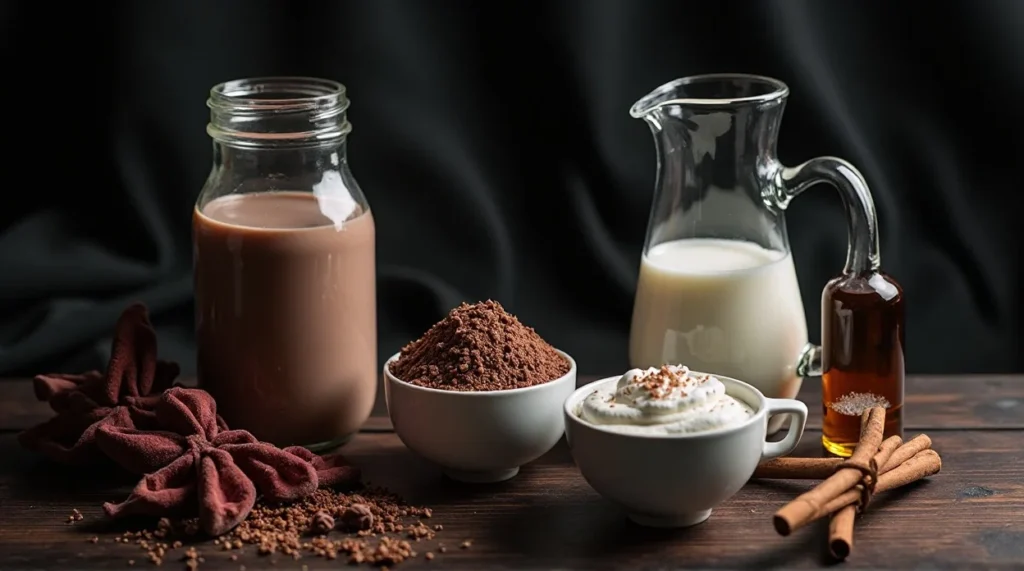 Keto Hot Chocolate ingredients