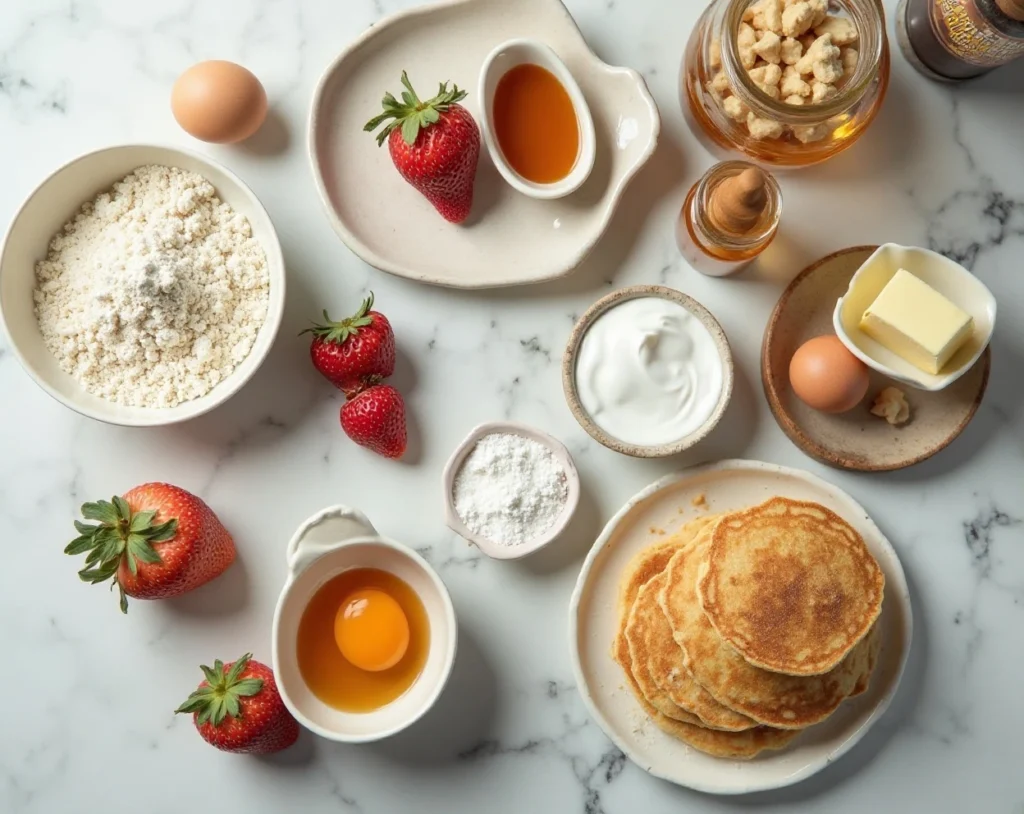 Keto Pancakes ingredients