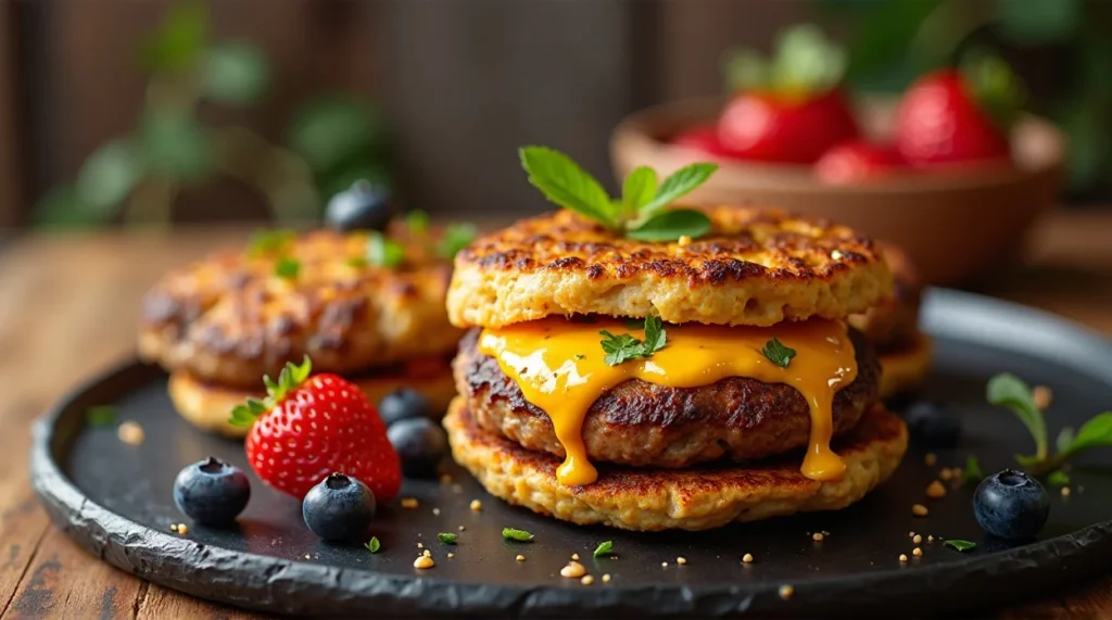 Keto Sausage Breakfast Patties final look