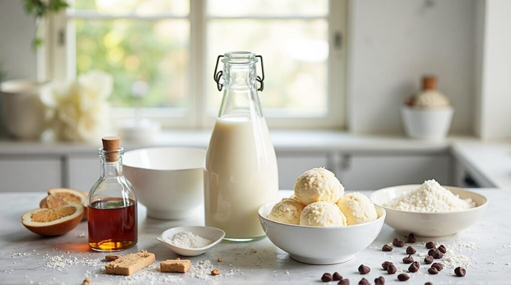 Keto Vanilla Ice Cream ingredients