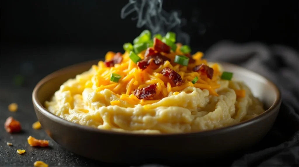 Loaded Cheesy Mashed Potatoes