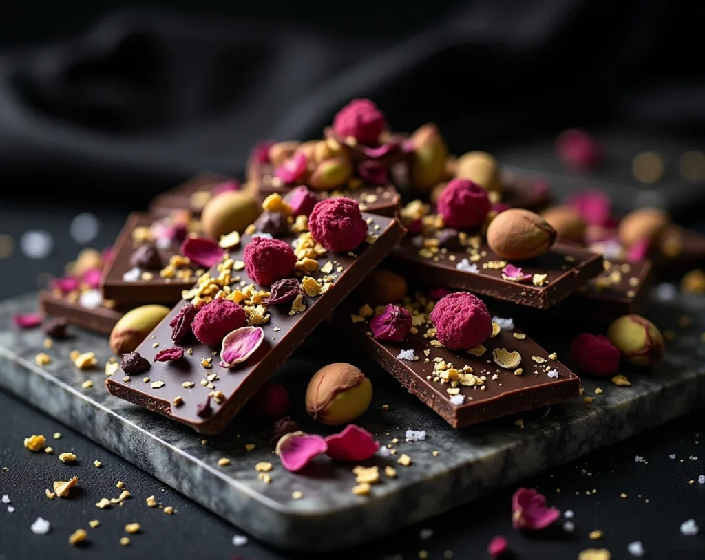 Loaded Dark Chocolate Bark