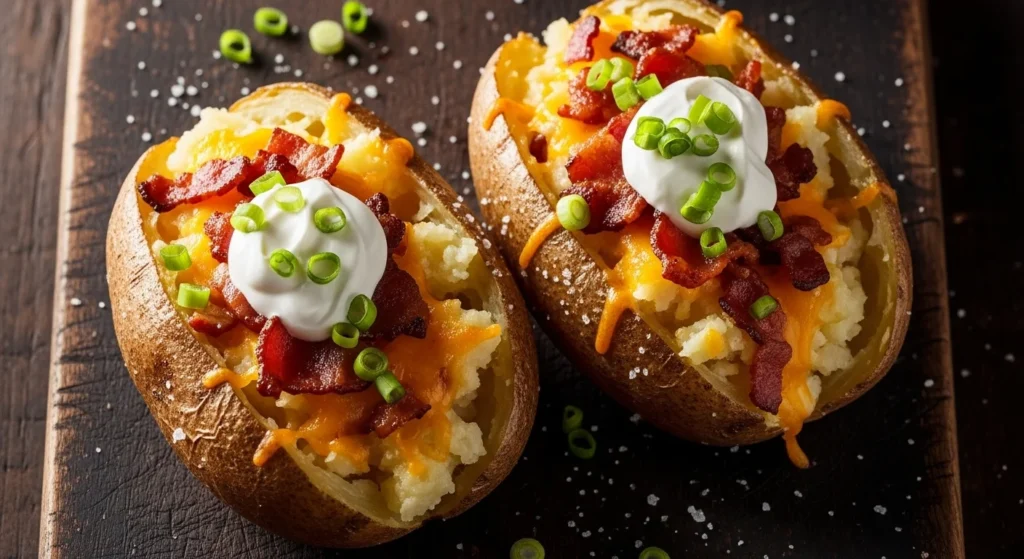 Loaded Twice-Baked Potatoes