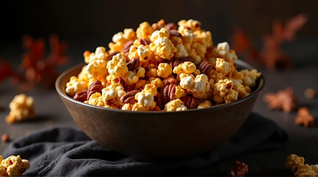 Maple Pecan Popcorn