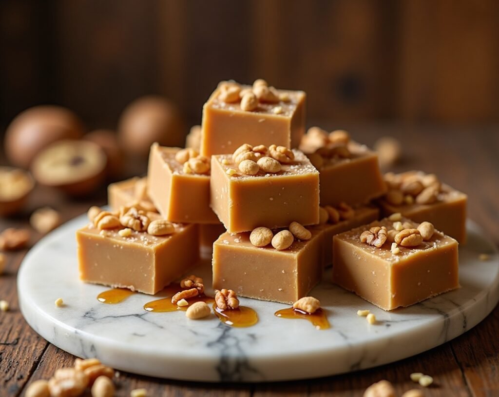 Maple Walnut Fudge Squares