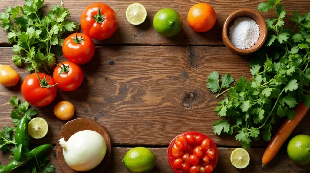 Mexican Tomato Salsa ingredients