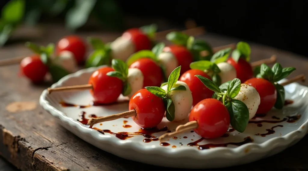Mini Caprese Skewers