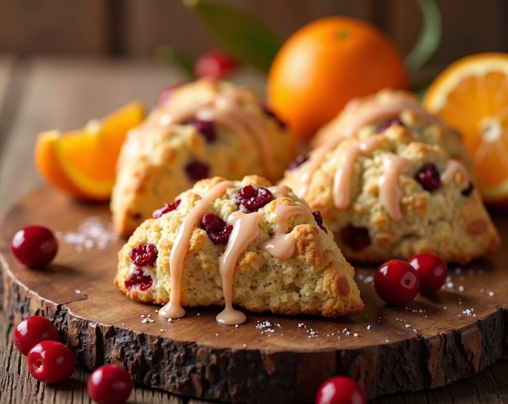 Mini Cranberry Orange Scones