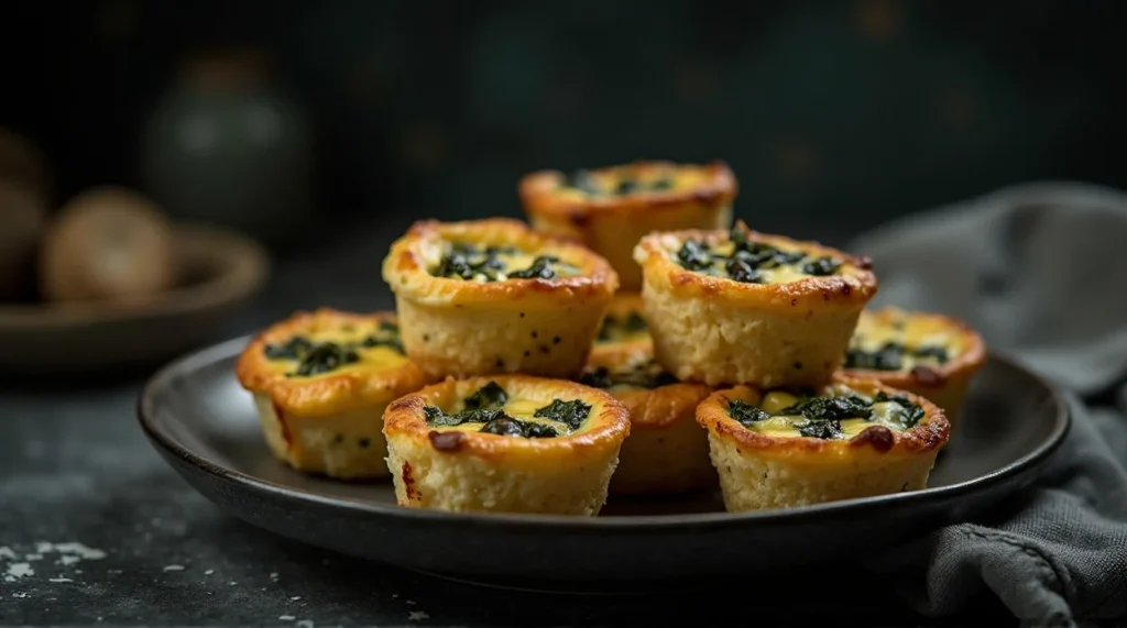 Mini Spinach Quiches