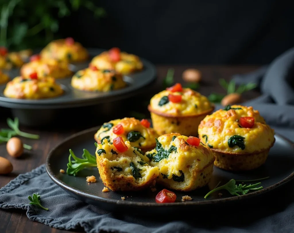 Mini Veggie Omelette Muffins
