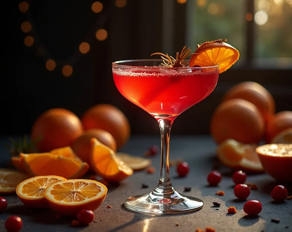 Orange Citrus Cranberry Lemon Drop Martini