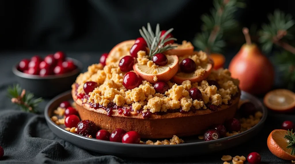 Pear & Cranberry Apple Crumble