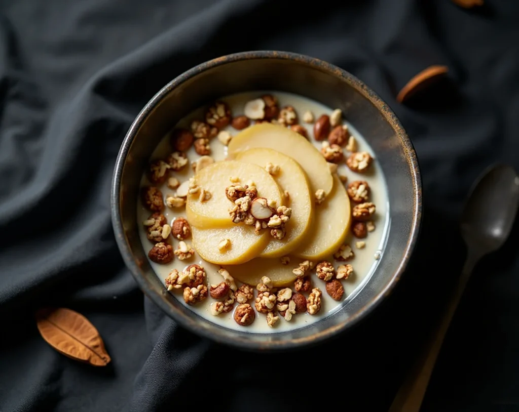Pear and Ginger Smoothie Bowl