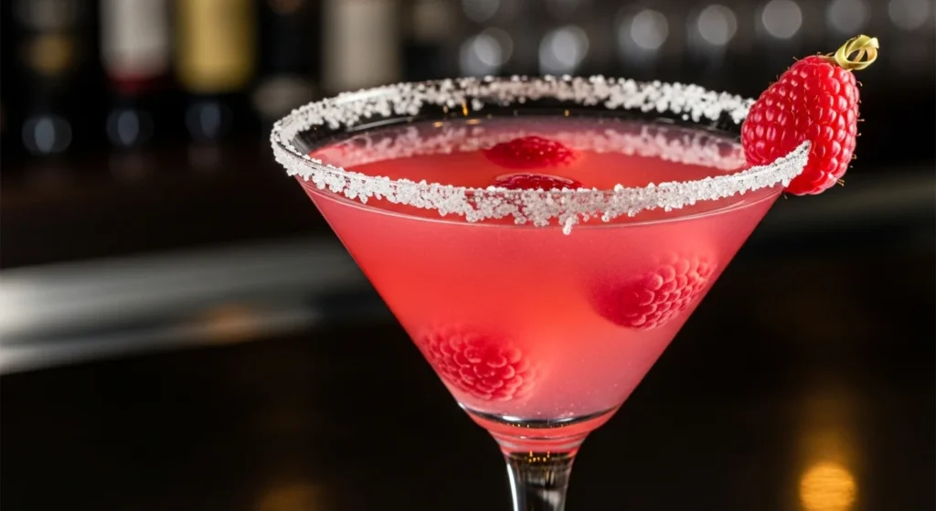 Raspberry Lemon Drop Martini