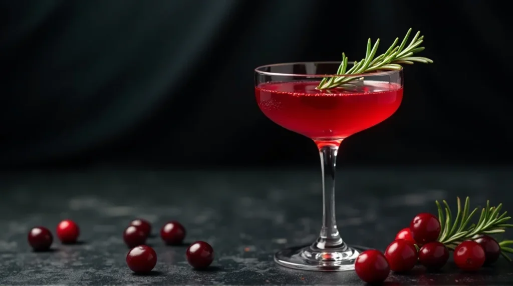 Rosemary Cranberry Martini