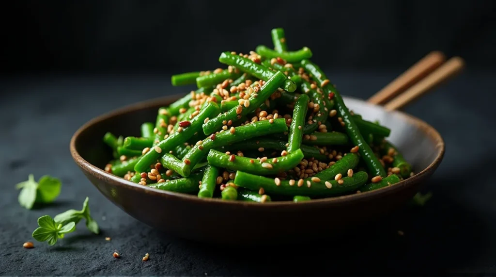 Sesame Ginger Green Beans