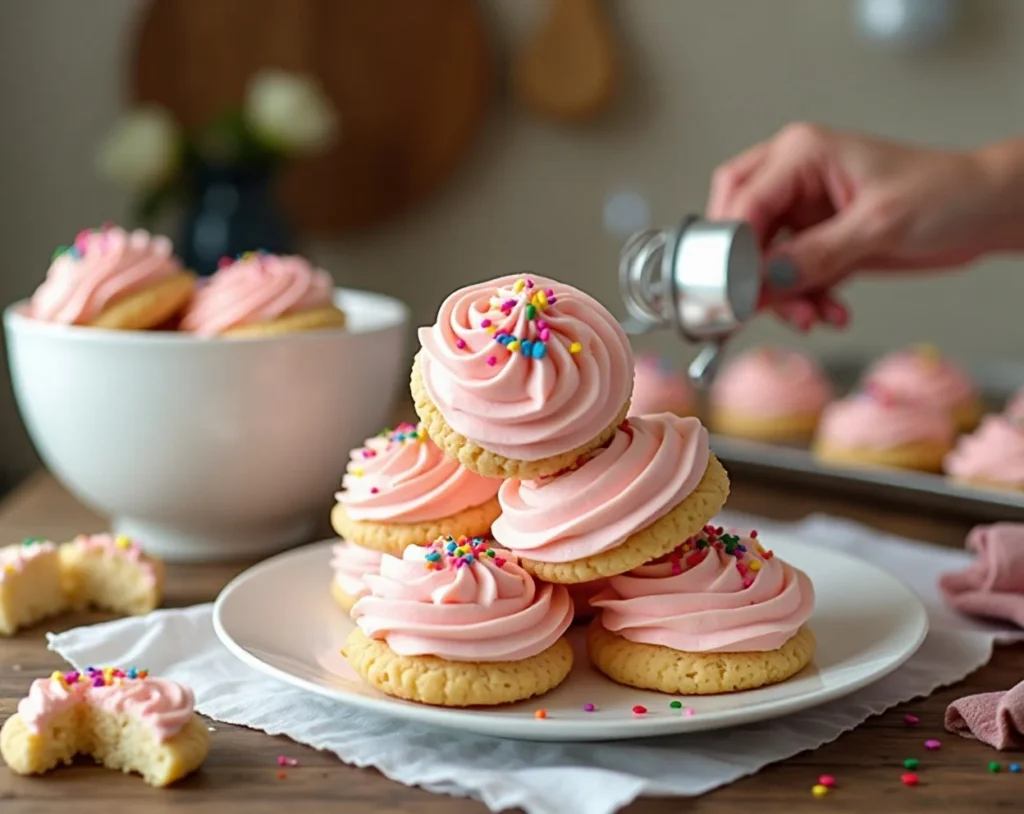 Soft Frosted Sugar Cookies