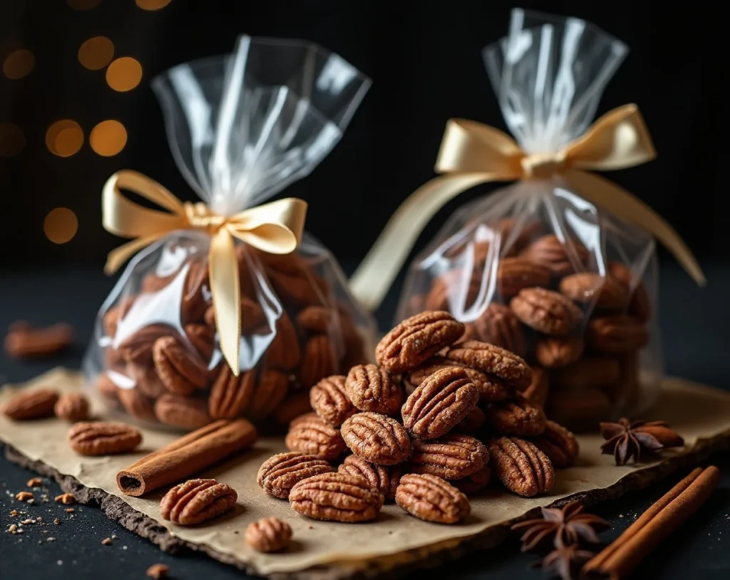 Spiced Candied Pecans