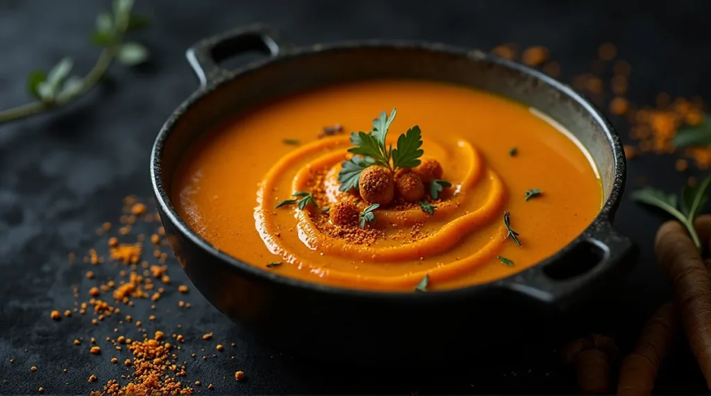 Spiced Carrot Ginger Soup