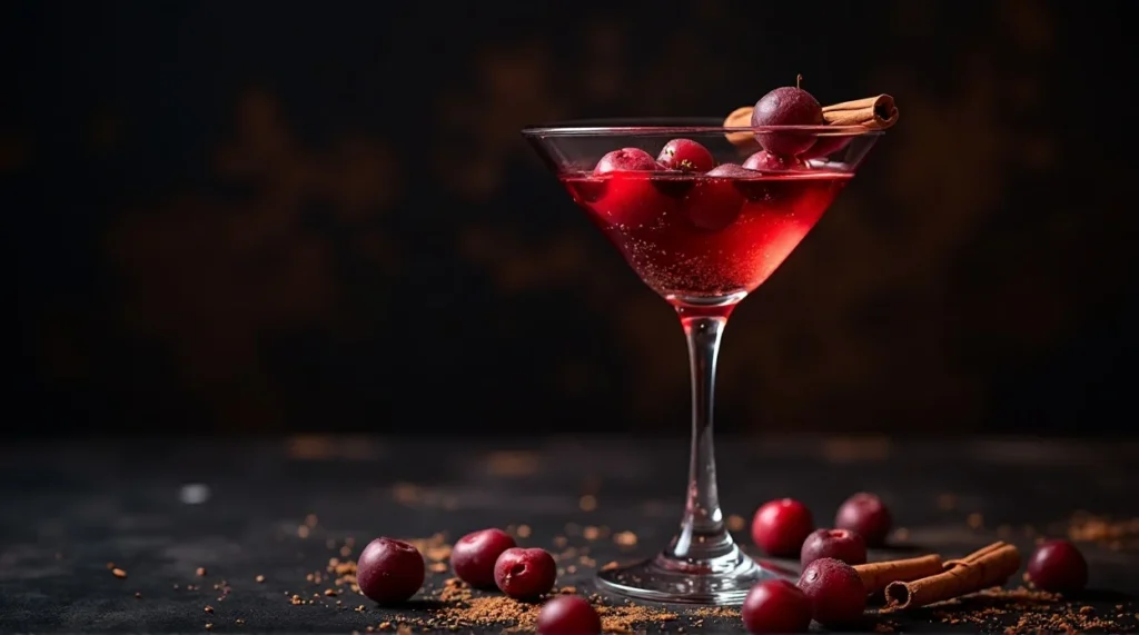 Spiced Cranberry Martini