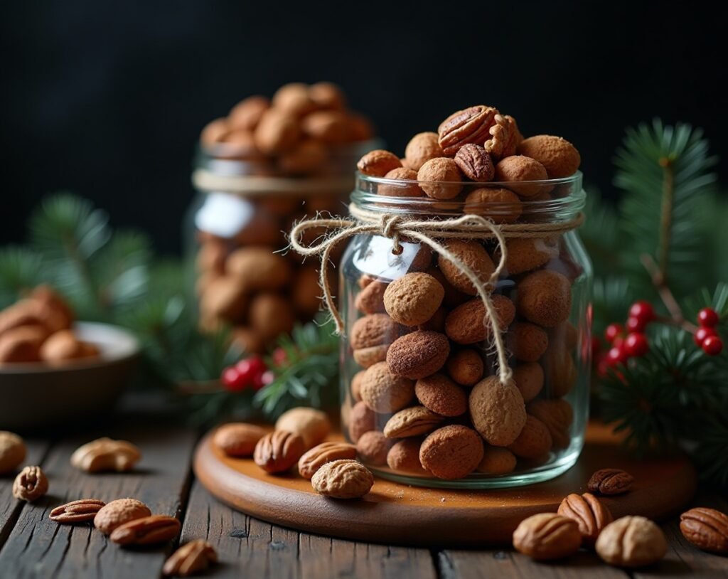 Spiced Holiday Nut Mix with a Kick