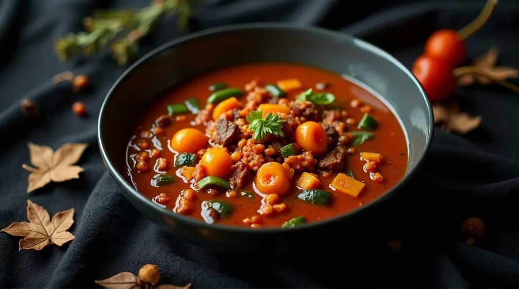 Spicy Autumn Vegetable Soup