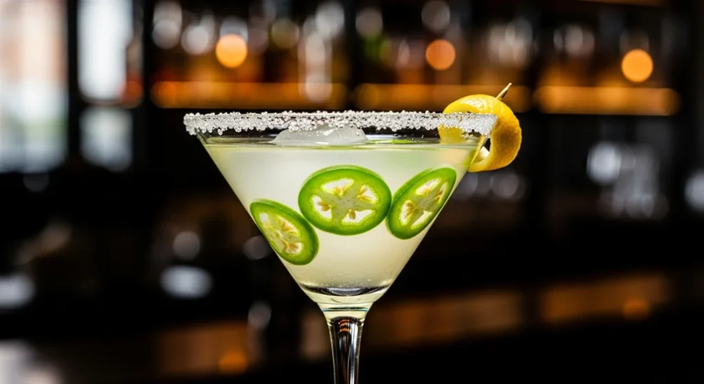 Spicy Jalapeño Lemon Drop Martini