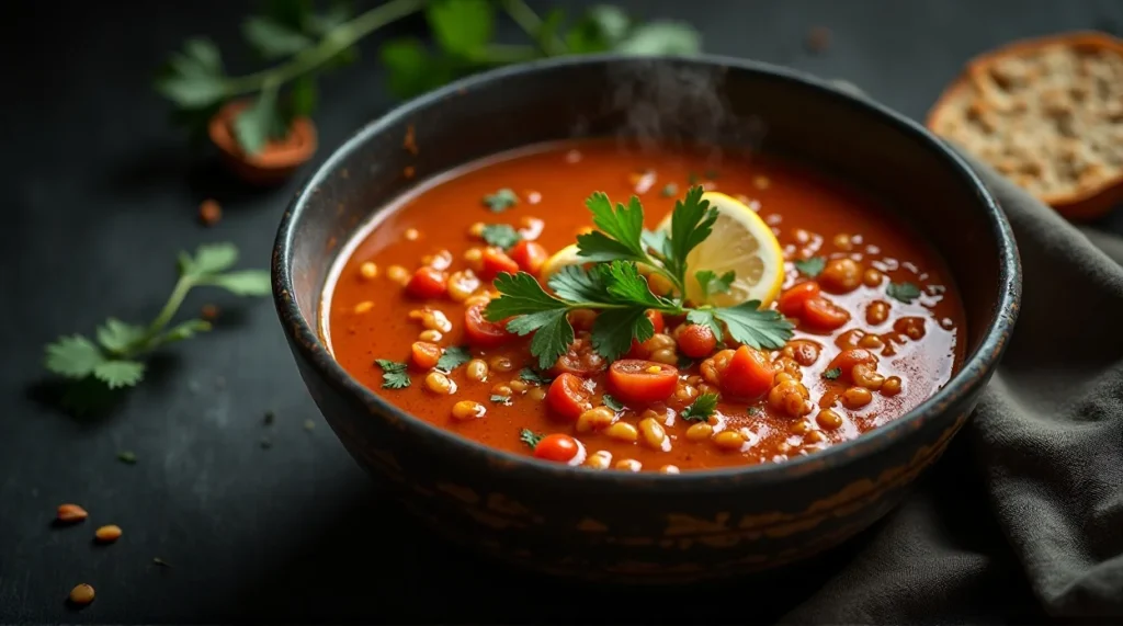 Spicy Lentil Soup with a Smoky Edge