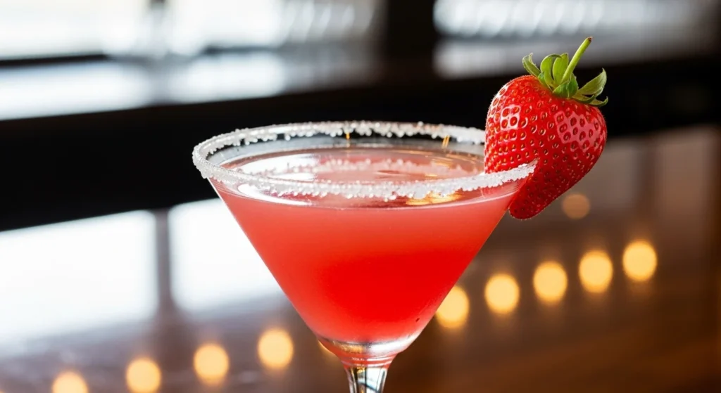Strawberry Lemon Drop Martini