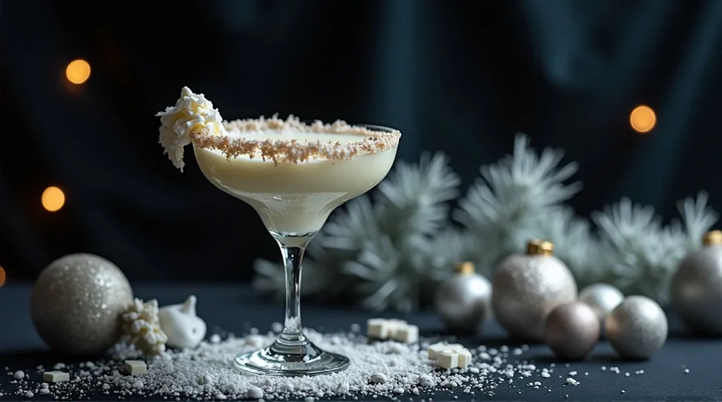 White Christmas Martini