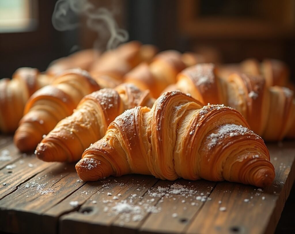 Irresistible Buttery French Croissants