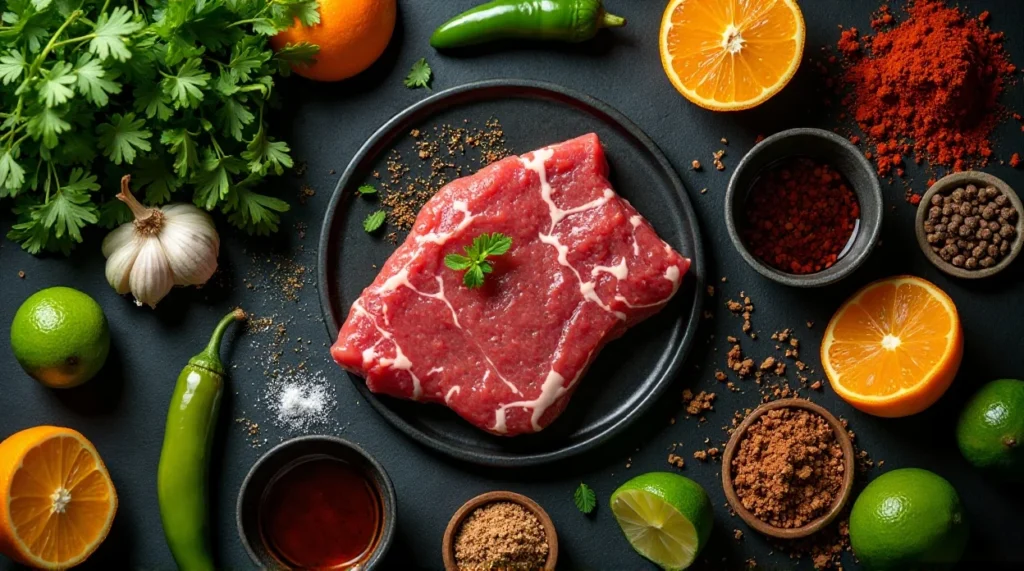 carne asada ingredients