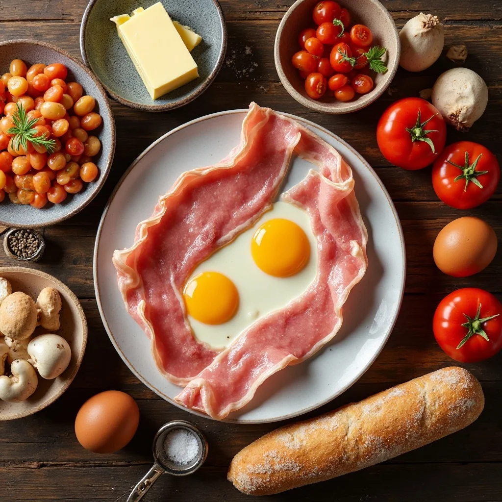 ingredients for English Breakfast