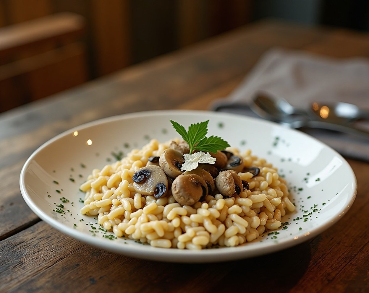 Creamy Mushroom Risotto Bliss