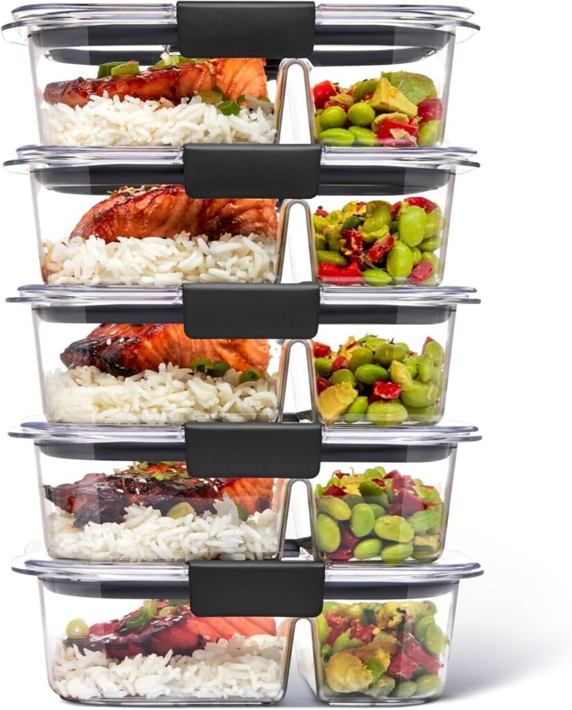 Rubbermaid Brilliance Meal Prep Containers