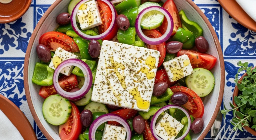 Classic Horiatiki Greek Salad