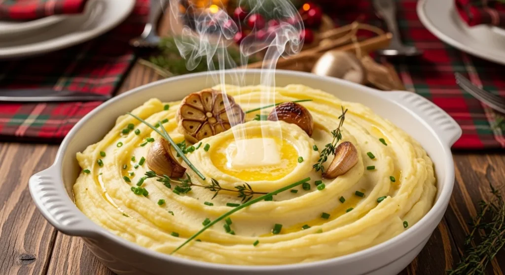 Creamy Garlic Herb Mashed Potatoes