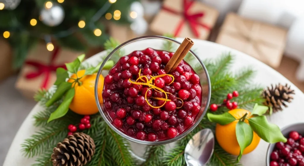 Homemade Cranberry-Orange Sauce with Ginger