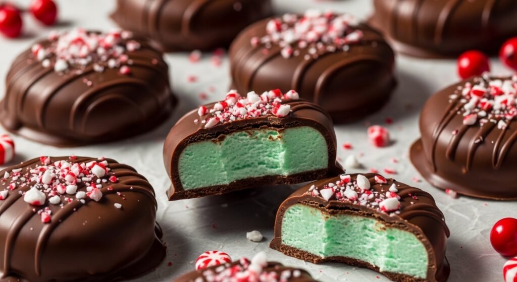 Candy Cane Peppermint Patties