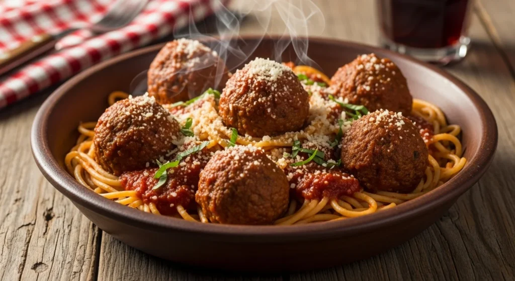 Hidden Veggie Spaghetti & “Meat” Balls