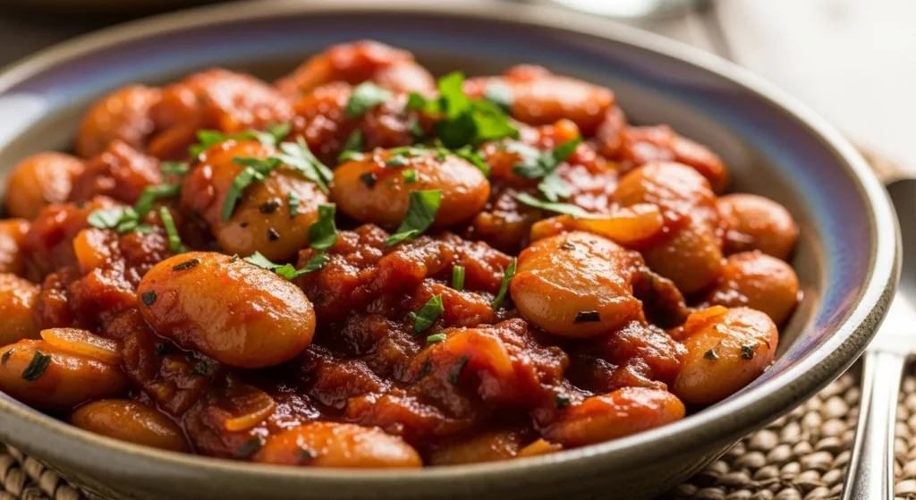 Gigantes Plaki (Giant Beans in Tomato Sauce)