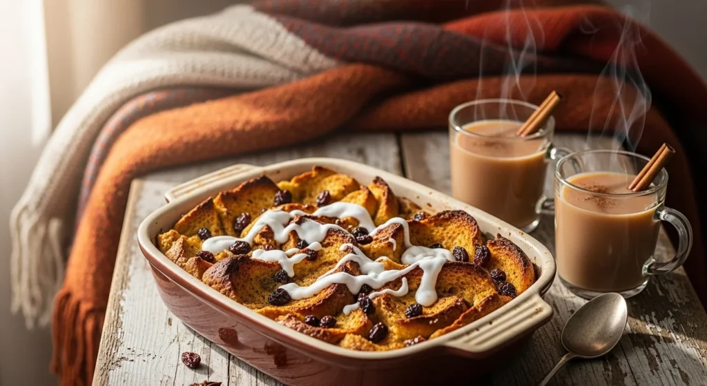 Chai-Spiced Bread Pudding